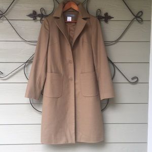 Clifford & Wills Wool/Cashmere Camel Long Coat 4